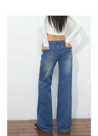 loose flare jeans