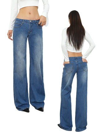 loose flare jeans