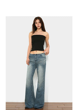 loose flared jeans