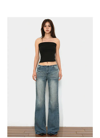 loose flared jeans