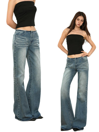 loose flared jeans