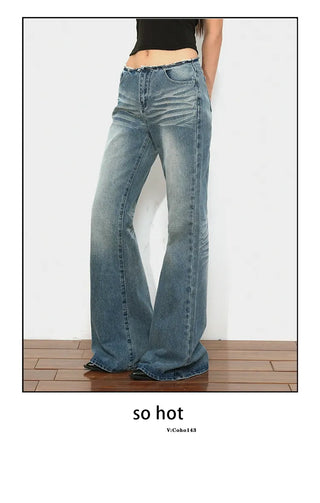 loose flared jeans