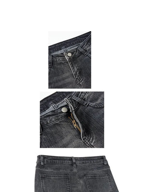 low waist flare jeans