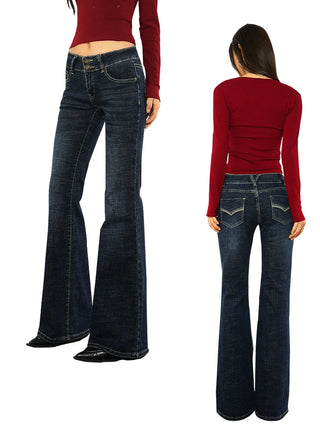 horseshoe bell-bottom jeans