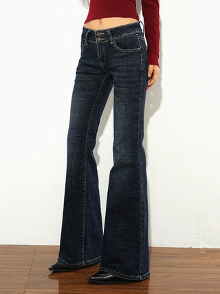horseshoe bell-bottom jeans