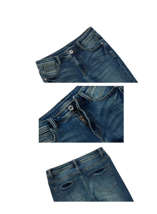 low waist flare jeans