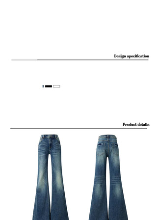 low waist flare jeans