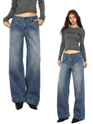 mid-waist jeans