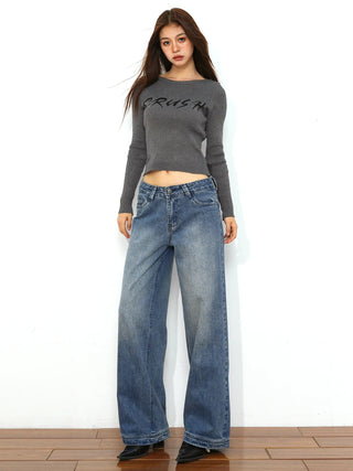 mid-waist jeans