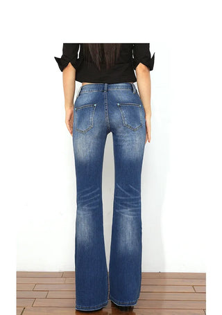 mid-low flare jeans