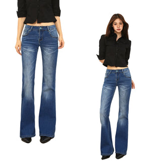 mid-low flare jeans