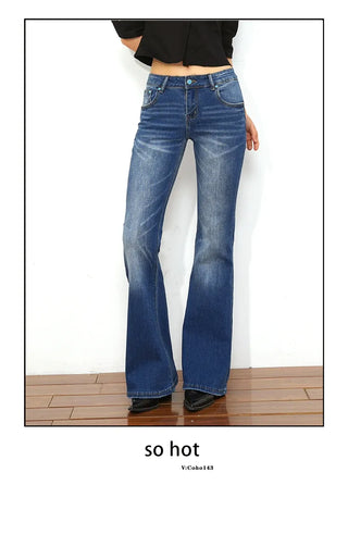 mid-low flare jeans