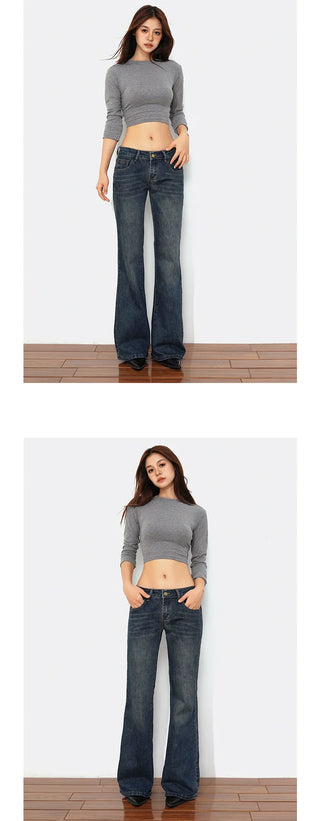 mid-low waist jeans