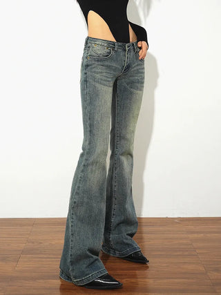 mop flared jeans
