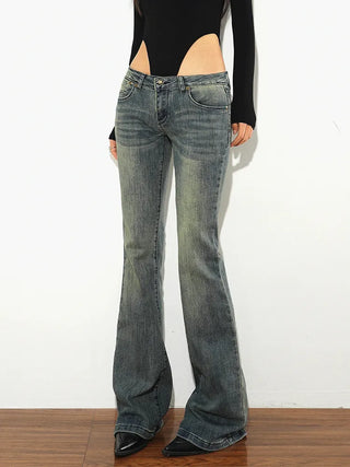 mop flared jeans