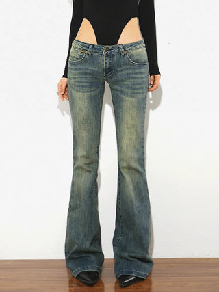 mop flared jeans