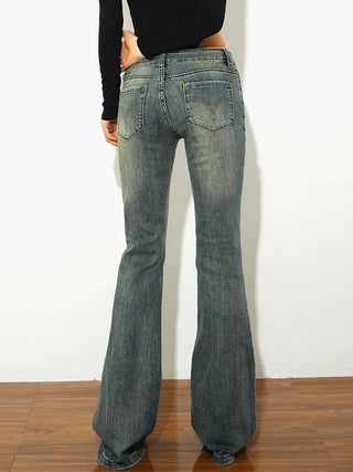 mop flared jeans