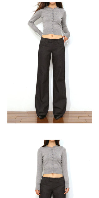 low waist flare jeans