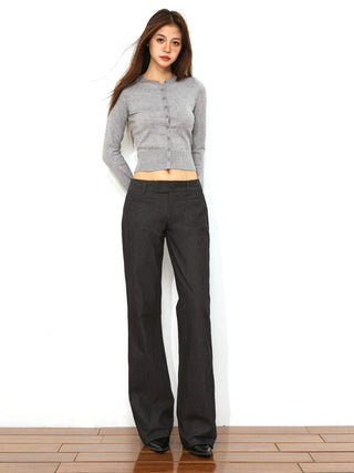 low waist flare jeans