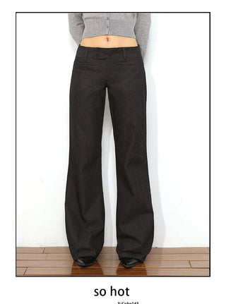 low waist flare jeans