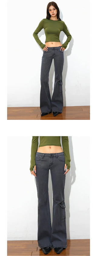 distressed gray jeans