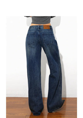 antique blue jeans