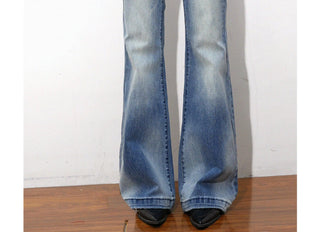 washed wide jeans