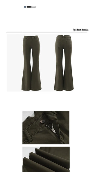 low waist casual pants