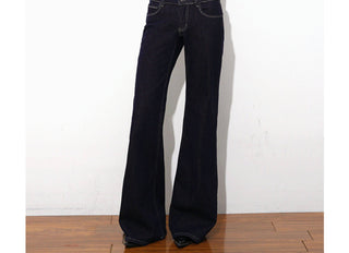 wide leg flared jeans