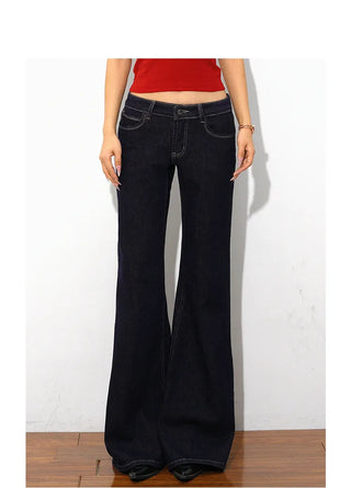 wide leg flared jeans