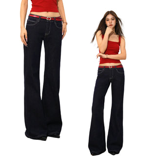 wide leg flared jeans