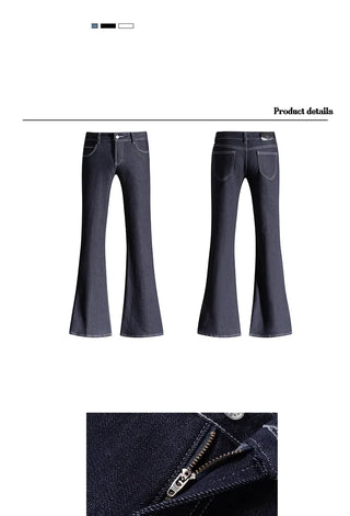 wide leg flared jeans