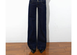 low waist straight jeans