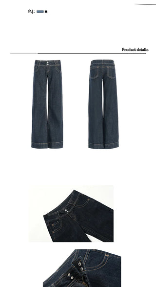 low waist straight jeans