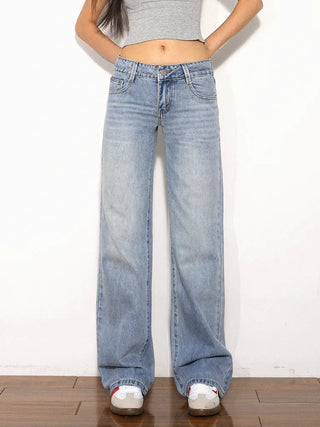 light straight jeans