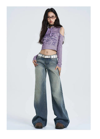 non-stick flare jeans