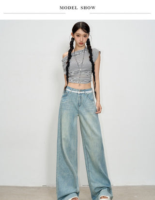 high waist jeans