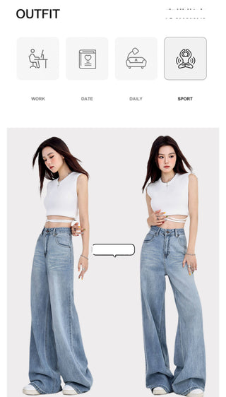 Light Blue Loose Jeans