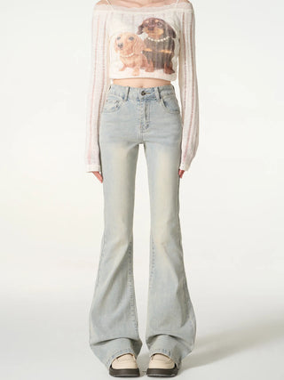 light flare jeans