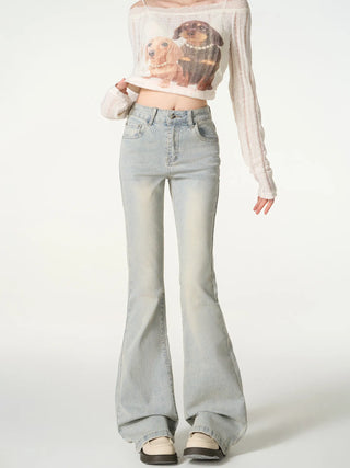 light flare jeans