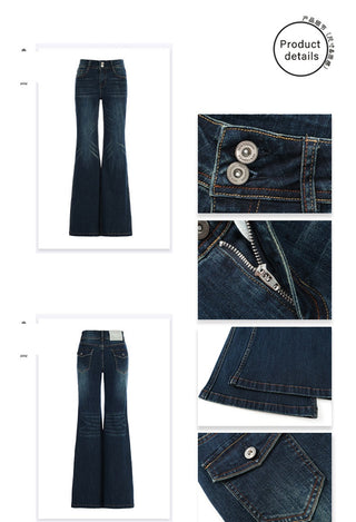 dark flare jeans