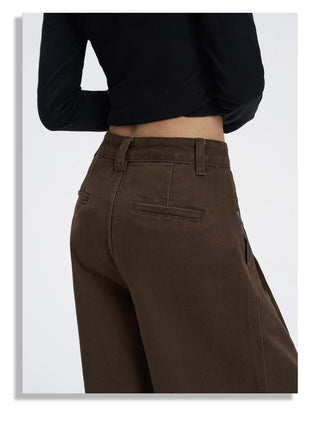 coffee wide jeans