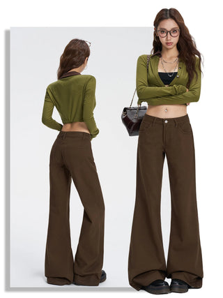 Coffee Flare Jeans