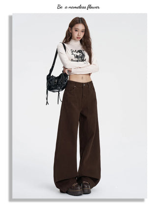 coffee straight jeans