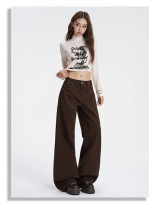 coffee straight jeans