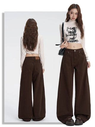 coffee straight jeans