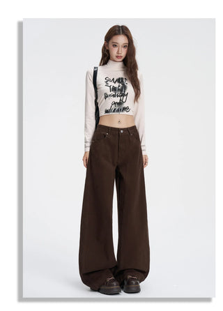 coffee straight jeans