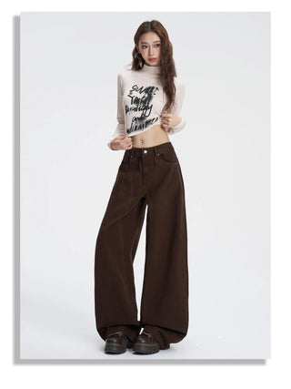 coffee straight jeans