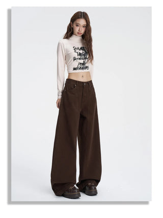 coffee straight jeans