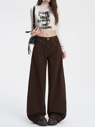 coffee straight jeans